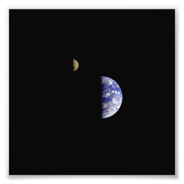 Foto Fotografía espacial Galileo de Earth Moon (Frente)