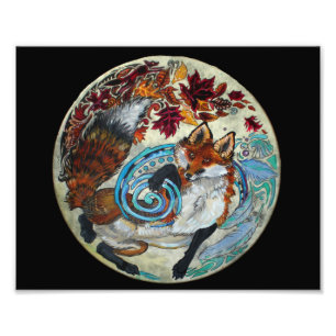 Foto Fox espiral de otoño