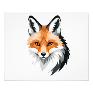 Foto Fox Vector Gráfico Retrato Espíritu Animal Salvaje