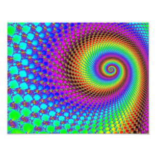 Foto Fractal espiral abstracta