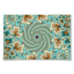 Foto Fractal frondoso de los espirales