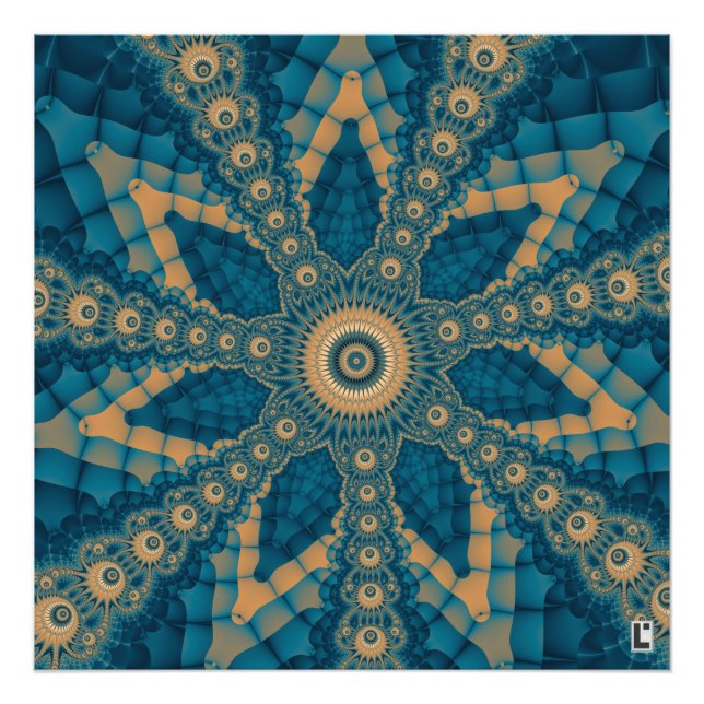 Foto Fragmento de flor de estrella (Frente)