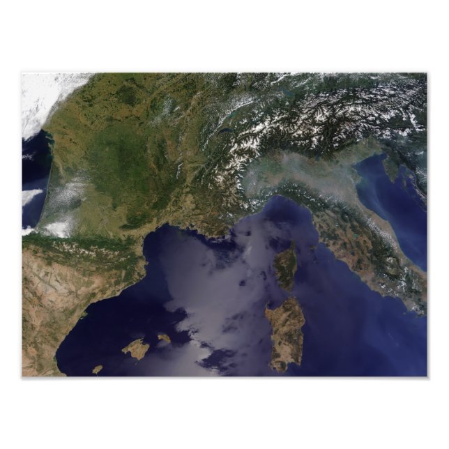 Foto Francia meridional e Italia septentrional (Frente)