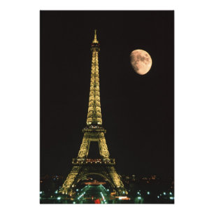 Foto Francia, París. Torre Eiffel por la noche con