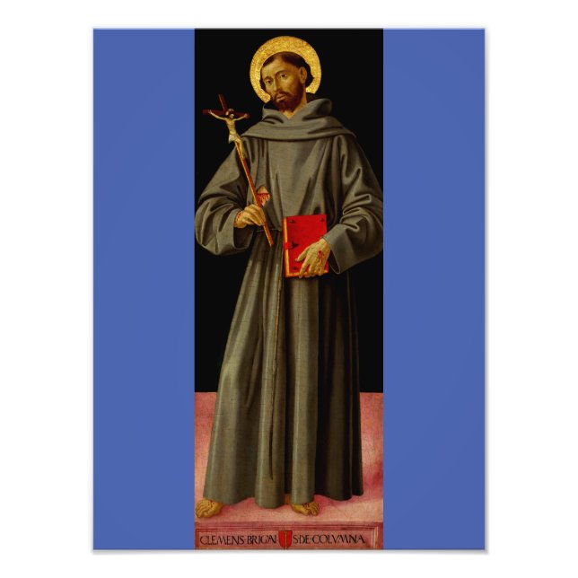 Foto Francisco de Asís por Antoniazzo Romano (Frente)