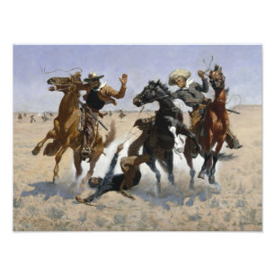Foto Frederic Remington - Ayudando a un Camarada