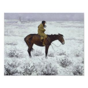 Foto Frederic Remington - El chico del rebaño