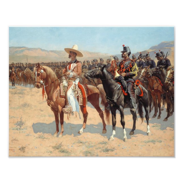 Foto Frederic Remington - El Mayor Mexicano (Frente)