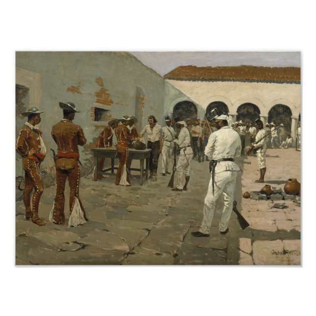 Foto Frederic Remington - La Expedición Mier (Frente)