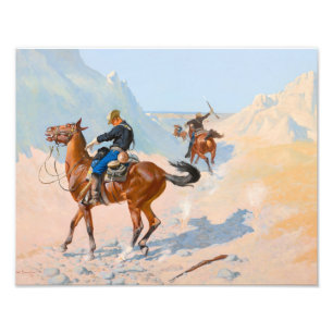 Foto Frederic Remington - The Advance-Guard o The Mil