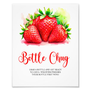 Foto Fresa Baby Shower Bottle Chug Juego Rótulo