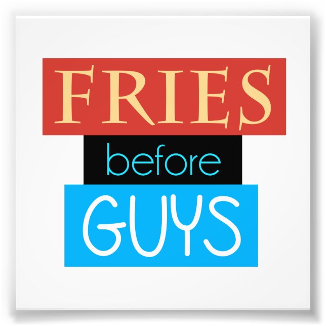 Foto Fries Antes Que Los Chicos (Frente)
