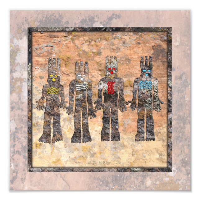 Foto Fuego y agua eólicos en la Tierra (Frente)