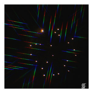 Foto Fuegos artificiales a través de gafas 3D 4