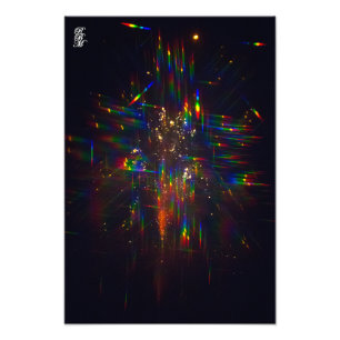 Foto Fuegos artificiales a través de lentes 3D 2