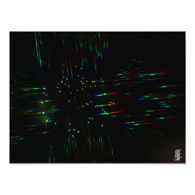Foto Fuegos artificiales a través de lentes 3D 3 (Frente)
