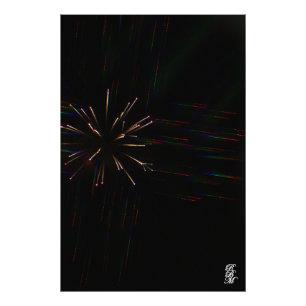 Foto Fuegos artificiales a través de lentes 3D 5