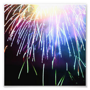 Foto Fuegos artificiales brillantes del 4 de julio 6x6