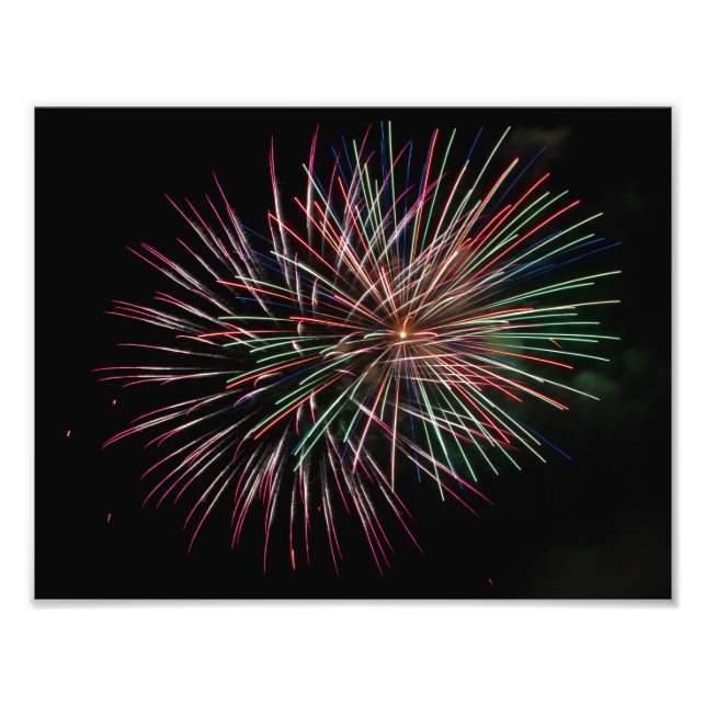 Foto Fuegos artificiales multicolores (Frente)