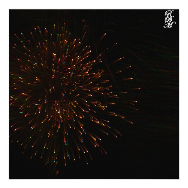 Foto Fuegos Artificiales Naranjas (Frente)