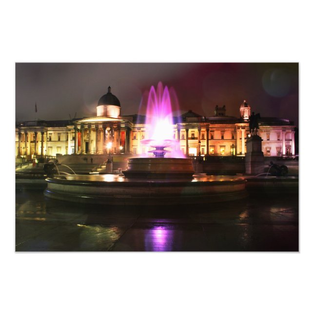 Foto Fuente de Trafalgar Square (Frente)