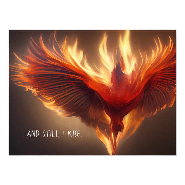 Foto Fuerza inspiradora de apoyo de Phoenix Rising (Frente)