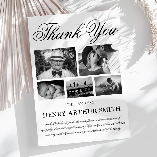 Foto Funeral Gracias | Tarjeta de servicio conmemo (Subido por el creador)