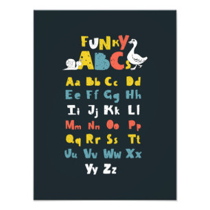 Foto Funky ABC Early Learning ABC Learning ABC Art