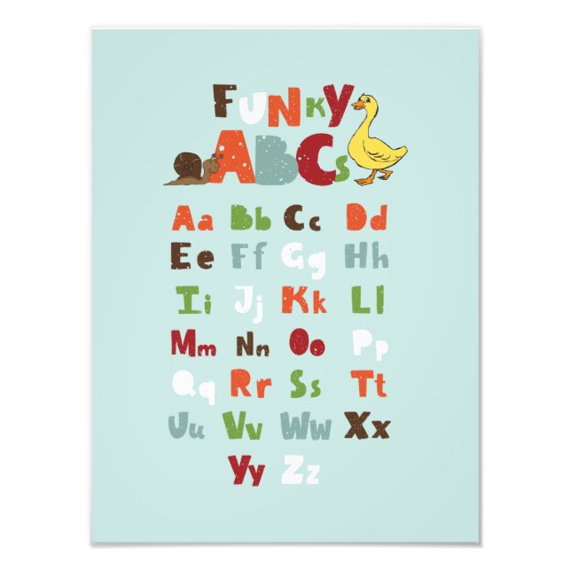 Foto Funky ABC Early Learning ABC Learning ABC Art (Frente)