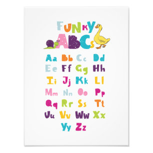 Foto Funky ABC Early Learning ABC Learning ABC Art