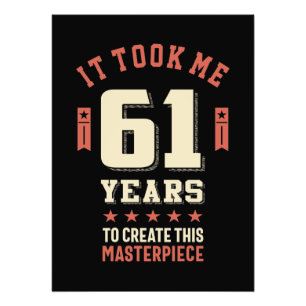 Foto Funny 61 años - Regalo de cumpleaños número 61