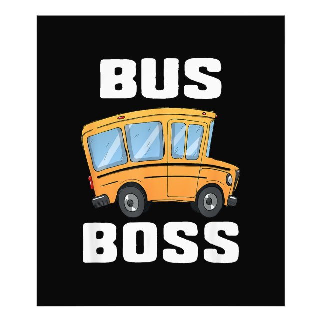 Foto Funny Bus Boss School Bus Driver (Frente)