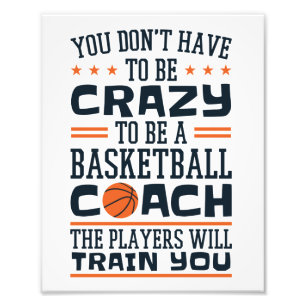Foto Funny Crazy Crazy Coach de básquetbol