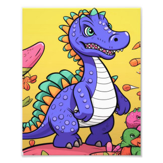 Foto Funny Dinosaurio Púrpura