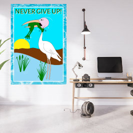 Foto Funny Frog Chog Bird Poster Inspiradora