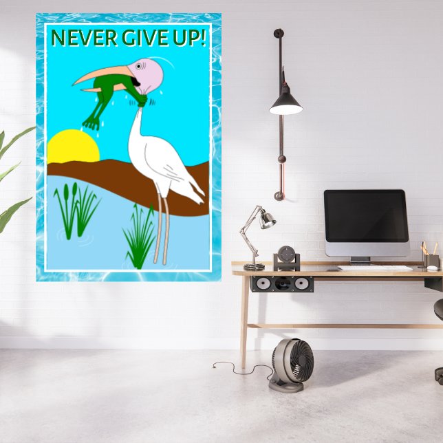 Foto Funny Frog Chog Bird Poster Inspiradora (Subido por el creador)