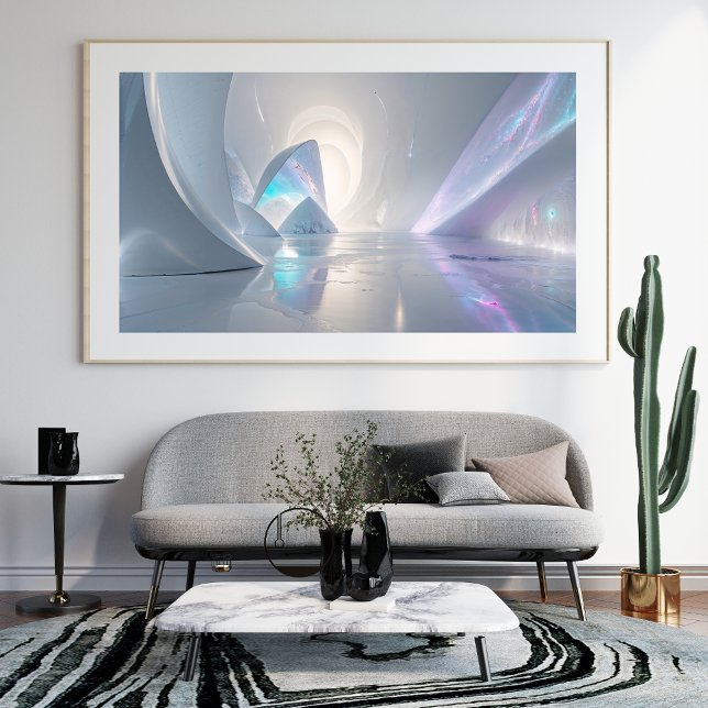 Foto Futurista Cueva de Hielo Surreal Dreamlike Fantasy (Subido por el creador)