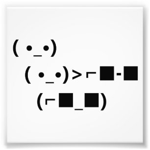 Foto Gafas de sol Unicode ASCII lidiar con él
