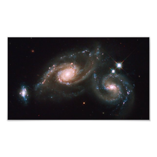Foto Galaxias Arp 274 NASA Espacio (Frente)