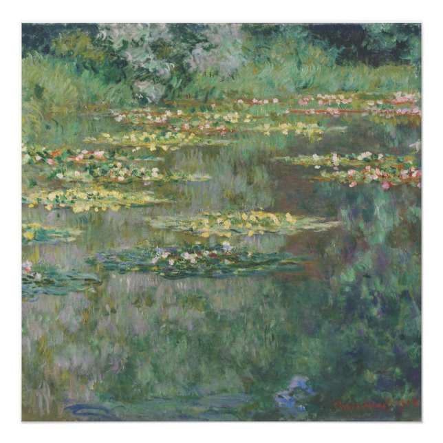 Foto Galería Bella Artes Claude Monet Water Lily Pond (Frente)