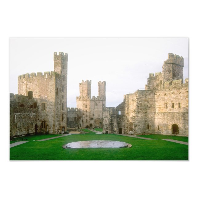 Foto Gales, Castillo de Caernarfon, uno de los 2 de Edw (Frente)