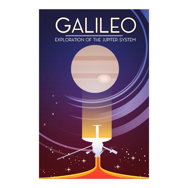Foto Galileo - Exploración del sistema Júpiter (Frente)