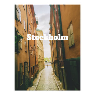 Foto Gamla Stan, recuerdos de Estocolmo, Europa retro