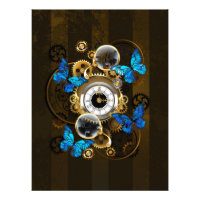Gases de vapor y mariposas azules