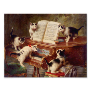 Foto Gatitos y piano