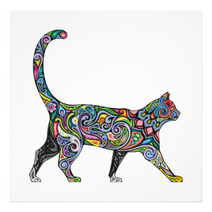 Foto Gato abstracto