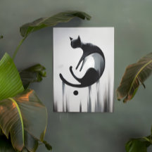 Gato abstracto moderno - Diseño Minimalista