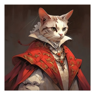 Foto Gato Aristócrata Divertido