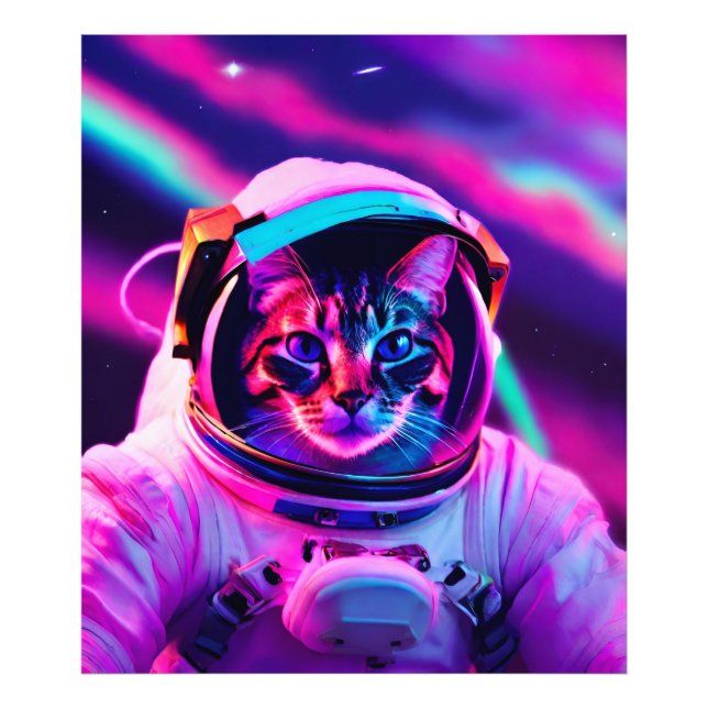 Foto gato astronauta (Frente)