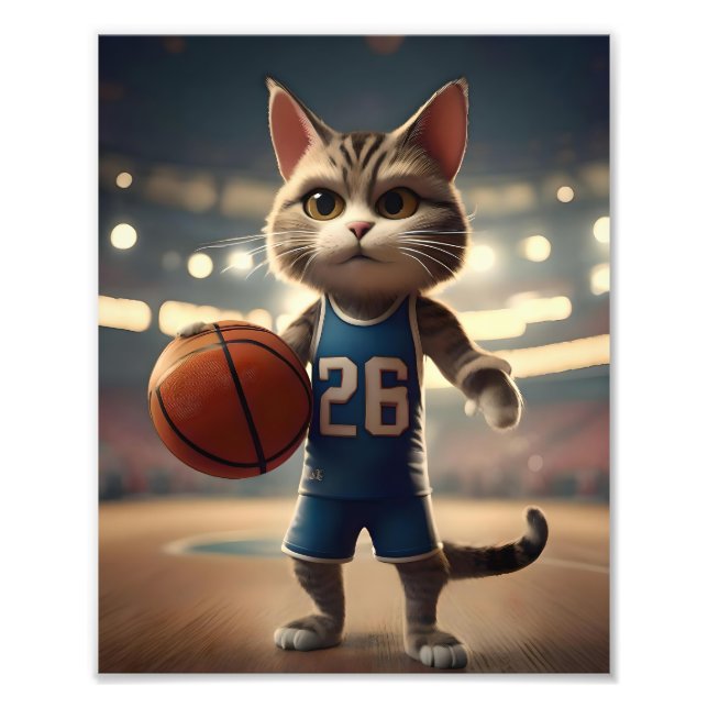 Foto Gato de baloncesto, (Frente)